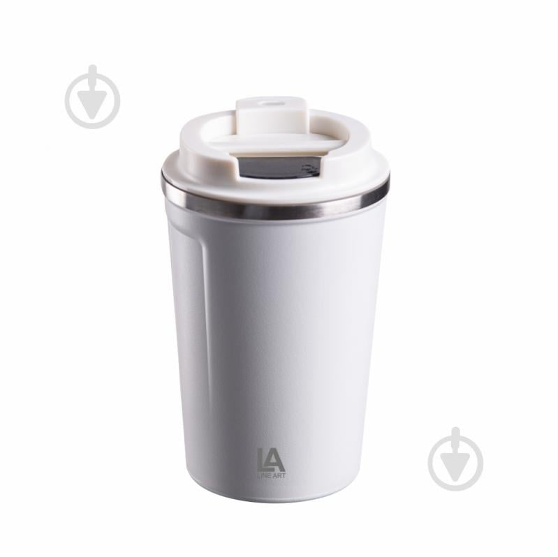 Термокухоль Line Art Lima 380 мл білий (60023022LA-08) - фото 1