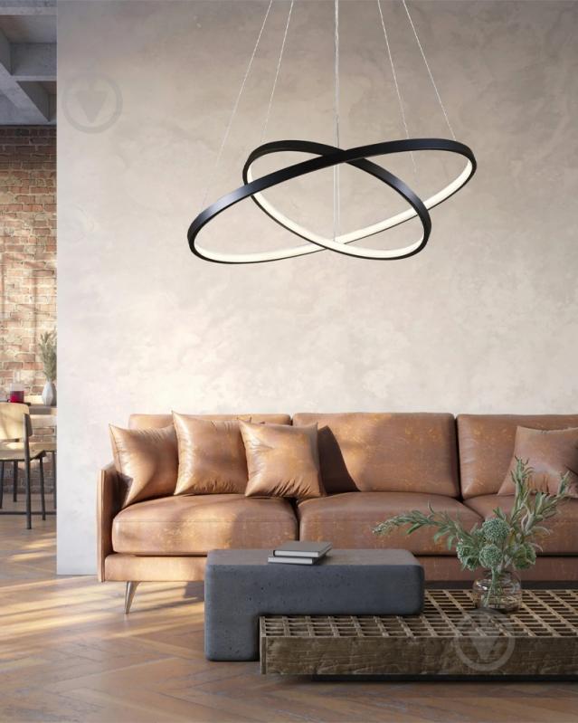 Люстра подвесная Goldlux Lea 35 Вт LED-модуль черный 329172 - фото 6 Люстра подвесная Goldlux Lea 35 Вт LED-модуль черный 329172 - фото 6