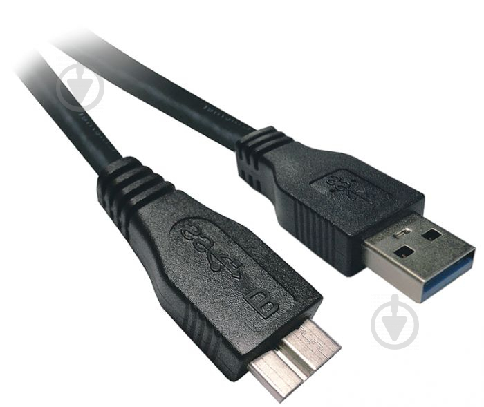 Кабель Viewcon USB 3.0 Am-Micro B 1,5 м черный (VV 010-1,5м.) - фото 1