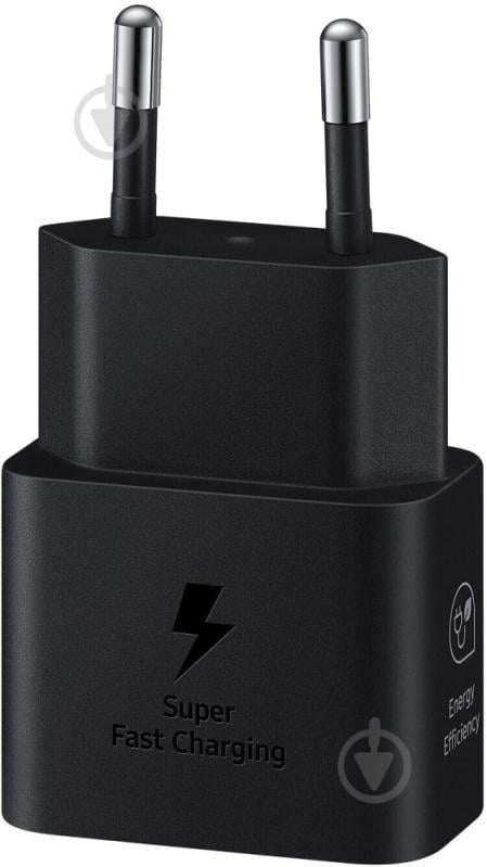 Сетевое зарядное устройство Samsung 25W Travel Adapter + Type-C cable Black/EP-T2510XBEGEU - фото 5