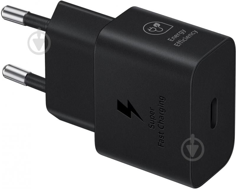 Сетевое зарядное устройство Samsung 25W Travel Adapter + Type-C cable Black/EP-T2510XBEGEU - фото 3