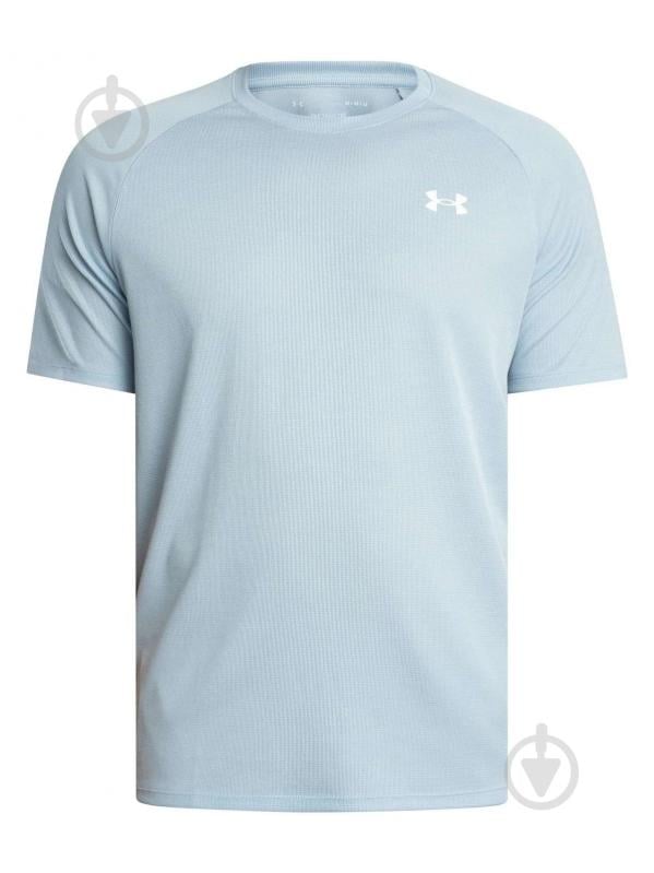 Футболка Under Armour Tech Textured SS 1382796-454 р.XL синій - фото 6 Футболка Under Armour Tech Textured SS 1382796-454 р.XL синій - фото 6