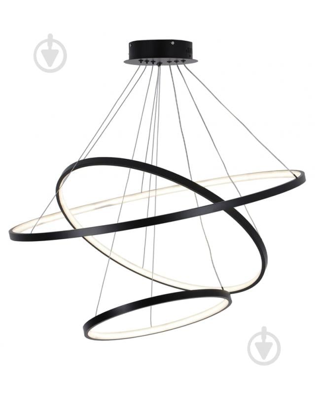 Люстра підвісна Goldlux Lea 60 Вт LED-модуль чорний 330024 - фото 1