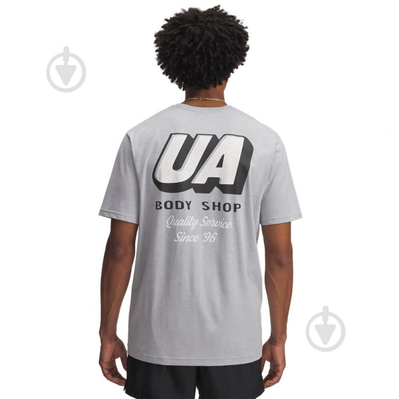 Футболка Under Armour 60/40S BODY SHOP SS 6004178-011 р.XL сірий - фото 2 Футболка Under Armour 60/40S BODY SHOP SS 6004178-011 р.XL сірий - фото 2
