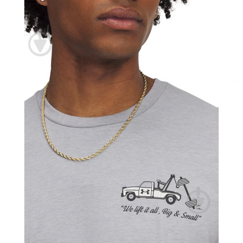 Футболка Under Armour 60/40S BODY SHOP SS 6004178-011 р.XL сірий - фото 3 Футболка Under Armour 60/40S BODY SHOP SS 6004178-011 р.XL сірий - фото 3