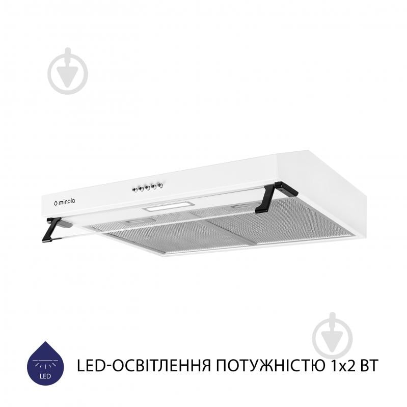 Витяжка Minola HPL 514 WH плоска - фото 3