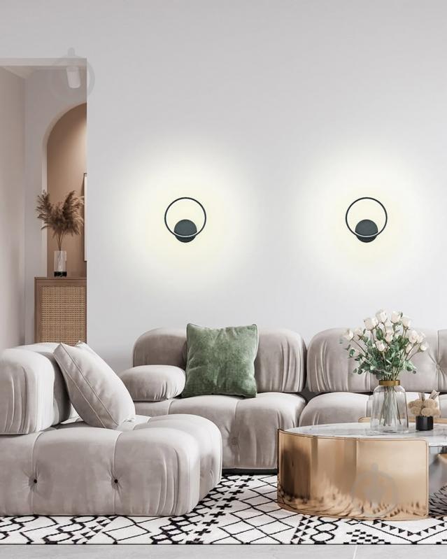 Бра Goldlux Roman 11,5 Вт LED-модуль черный 328441 - фото 2 Бра Goldlux Roman 11,5 Вт LED-модуль черный 328441 - фото 2