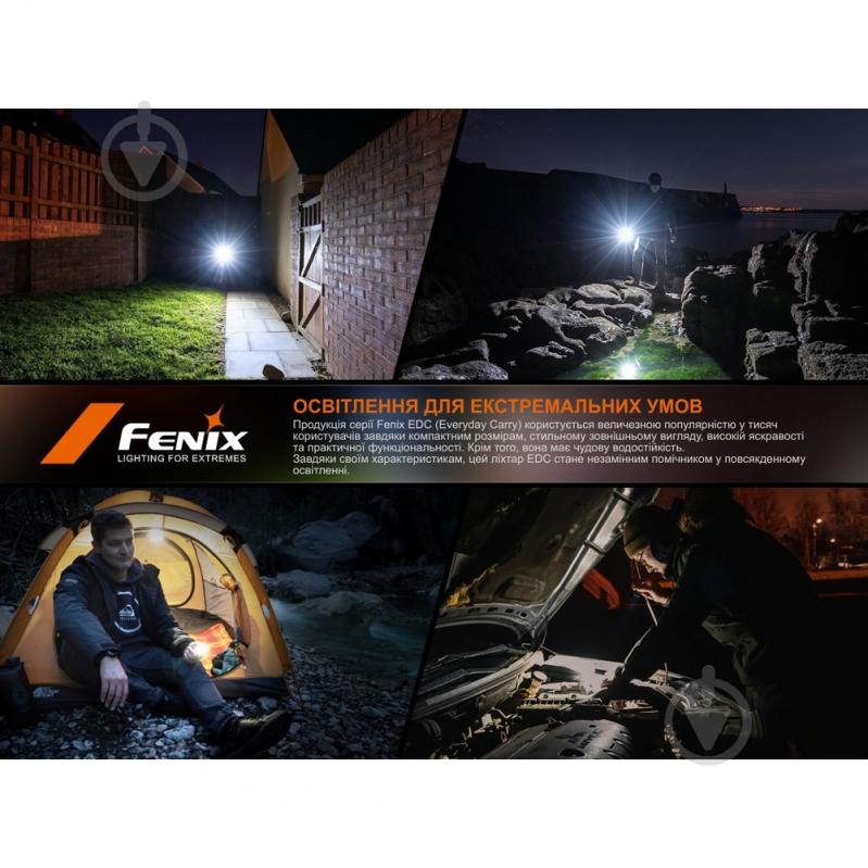 Брелок-фонарик Fenix Light PRO 1600 Lm зеленый E06RPROG - фото 24