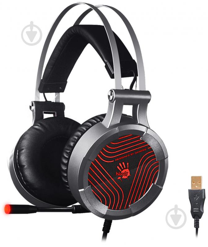 Наушники A4Tech G530 Bloody grey - фото 1