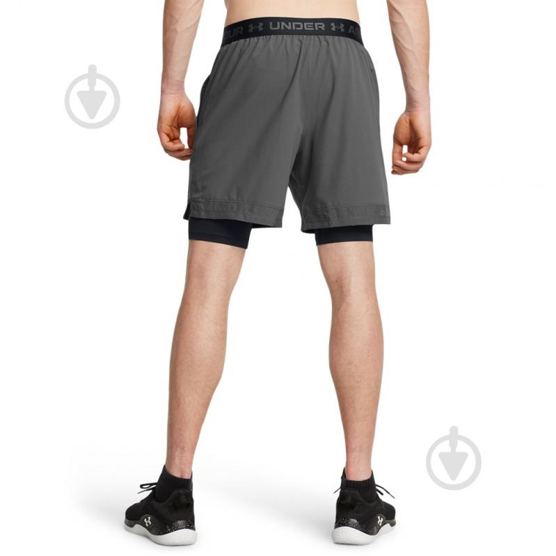 Шорти Under Armour Vanish Woven 2in1 Sts 1373764-025 р. 2XL сірий - фото 2