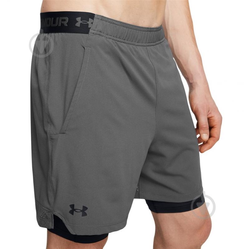 Шорти Under Armour Vanish Woven 2in1 Sts 1373764-025 р. 2XL сірий - фото 6