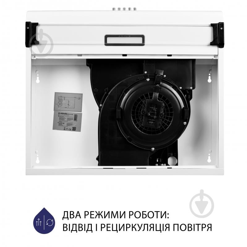 Витяжка Minola HPL 615 WH плоска - фото 8