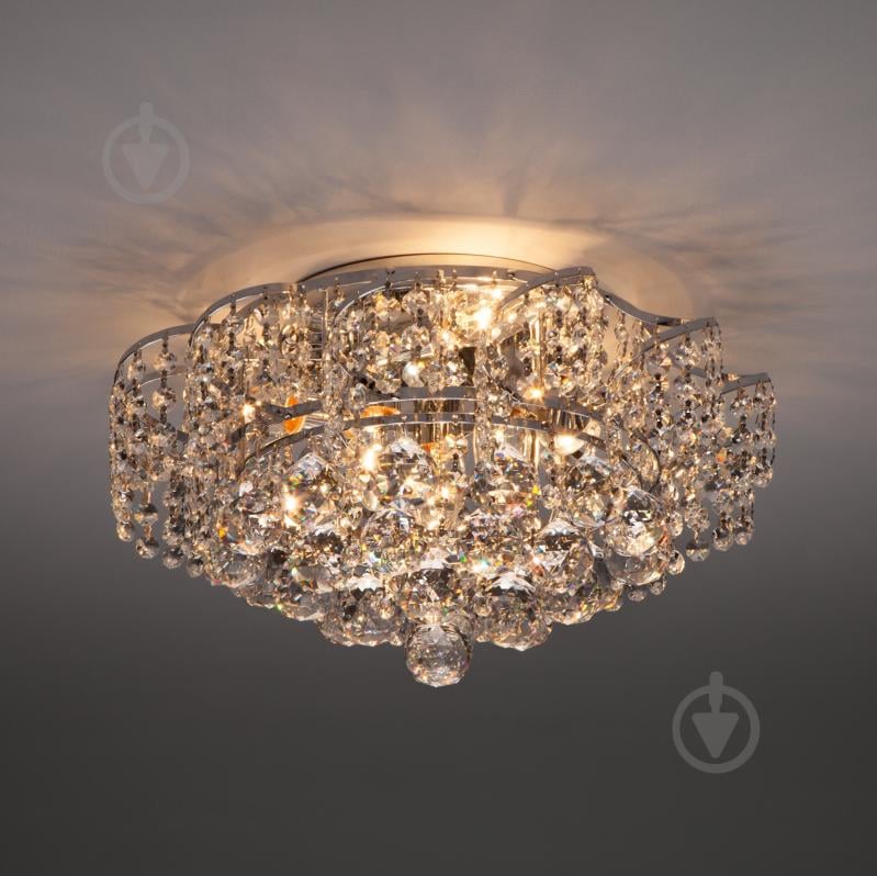 Люстра потолочная Strotskis Charm 16017/6 6x60 Вт E27 хром - фото 3 Люстра потолочная Strotskis Charm 16017/6 6x60 Вт E27 хром - фото 3