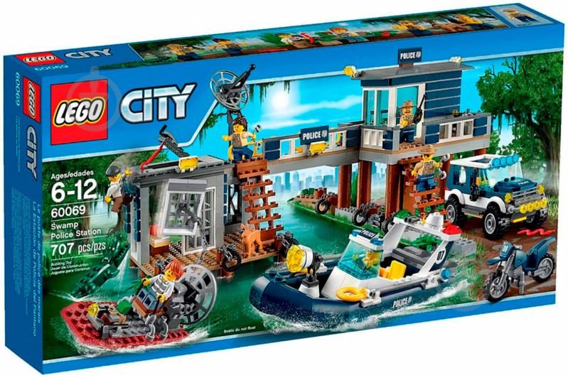 Конструктор LEGO City Дільниця болотної поліції 60069 - фото 1