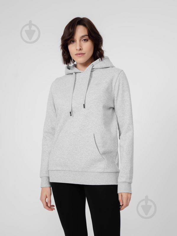 Джемпер 4F SWEATSHIRT F372 4FSS23TSWSF372-27M р. M сірий - фото 1