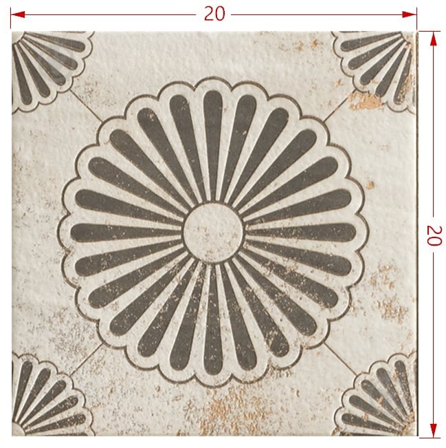 Плитка Mainzu Meraki Patch Decor 20x20 см - фото 2