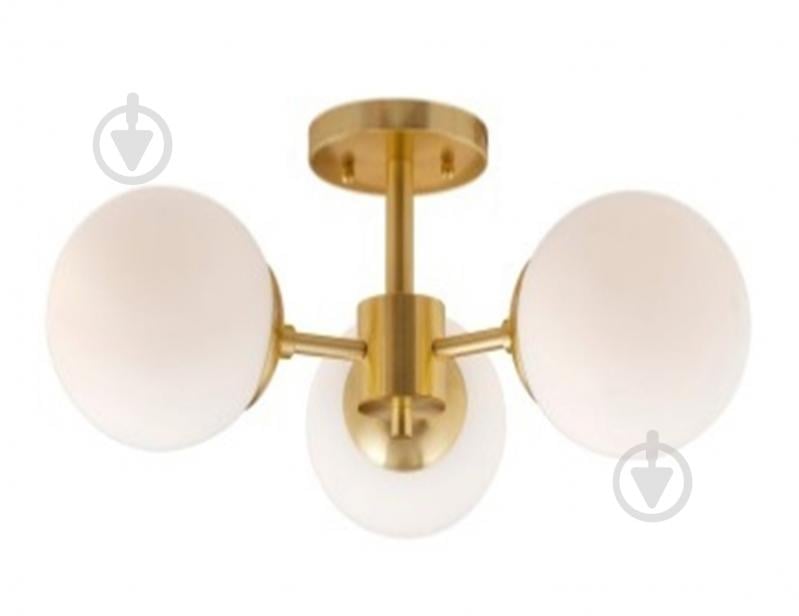Люстра потолочная Focus Light 3xE27 золотой/белый 3289/3 - фото 1