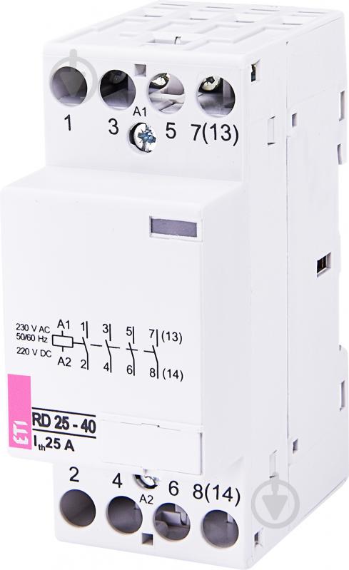 Контактор ETI RD 25-40 230V AC/DC 2464010 - фото 1