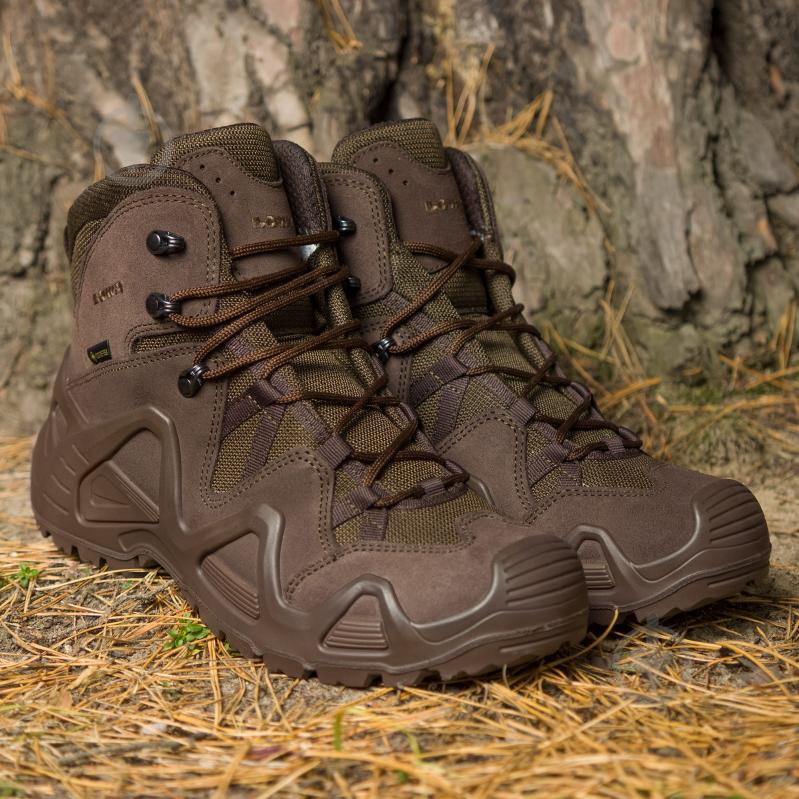 Ботинки тактические Lowa "ZEPHYR GTX® MID TF" р.41 310537/0493 dark brown - фото 6