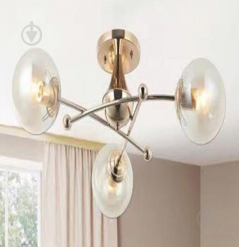 Люстра потолочная Focus Light 3x60 Вт E27 золото 3376/3 - фото 1 Люстра потолочная Focus Light 3x60 Вт E27 золото 3376/3 - фото 1
