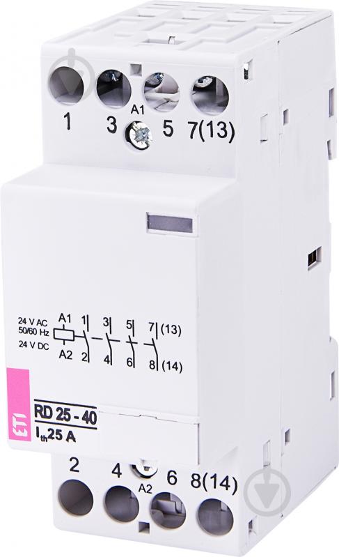 Контактор ETI RD 25-40 24V AC/DC 2464011 - фото 1