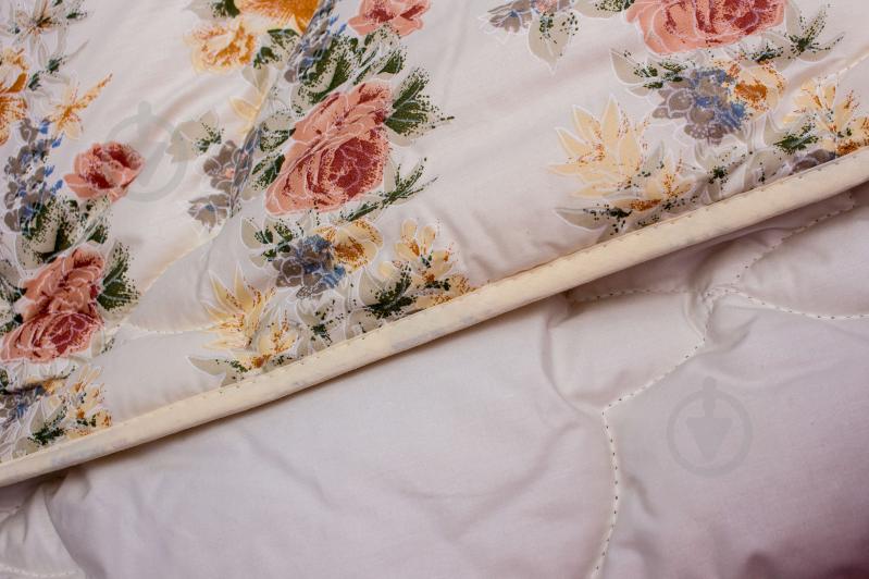 Ковдра Каміла 200x220 см Billerbeck кремовий із квітковим принтом - фото 3