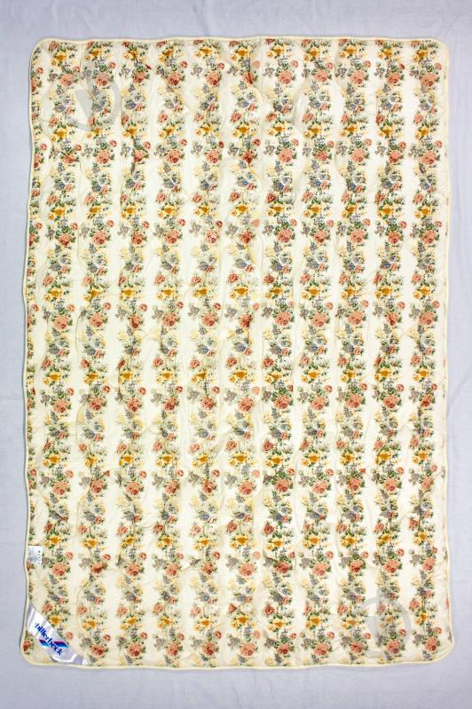 Ковдра Каміла 200x220 см Billerbeck кремовий із квітковим принтом - фото 4