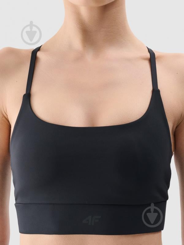 Бра 4F SPORT BRA F181 4FWSS25USBAF181-20S р.XL чорний - фото 5