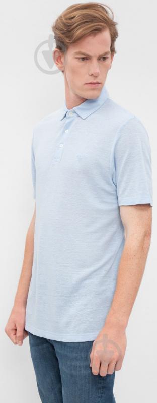 Футболка Gant O3. LINEN PIQUE SS RUGGER 222184-434 L синий - фото 2