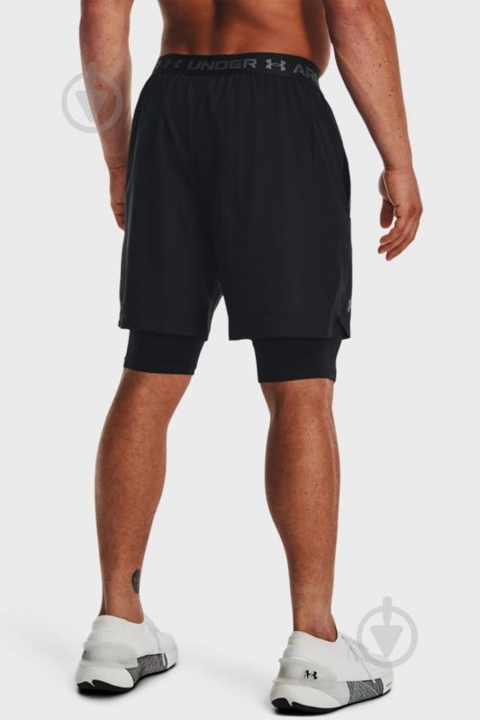 Шорти Under Armour Vanish Woven 2in1 Sts 1373764-002 р. 3XL чорний - фото 2