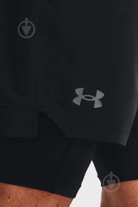 Шорти Under Armour Vanish Woven 2in1 Sts 1373764-002 р. 3XL чорний - фото 6