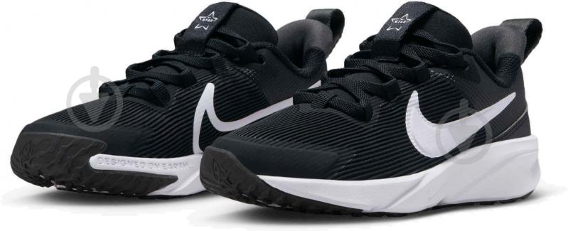 Кроссовки детские летние Nike STAR RUNNER 4 DX7614-001 р.30 черные - фото 5