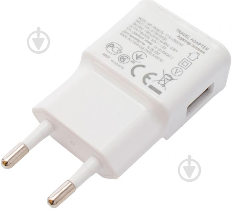 Адаптер EMT USB Af - Europlug белый (6-0328) - фото 2