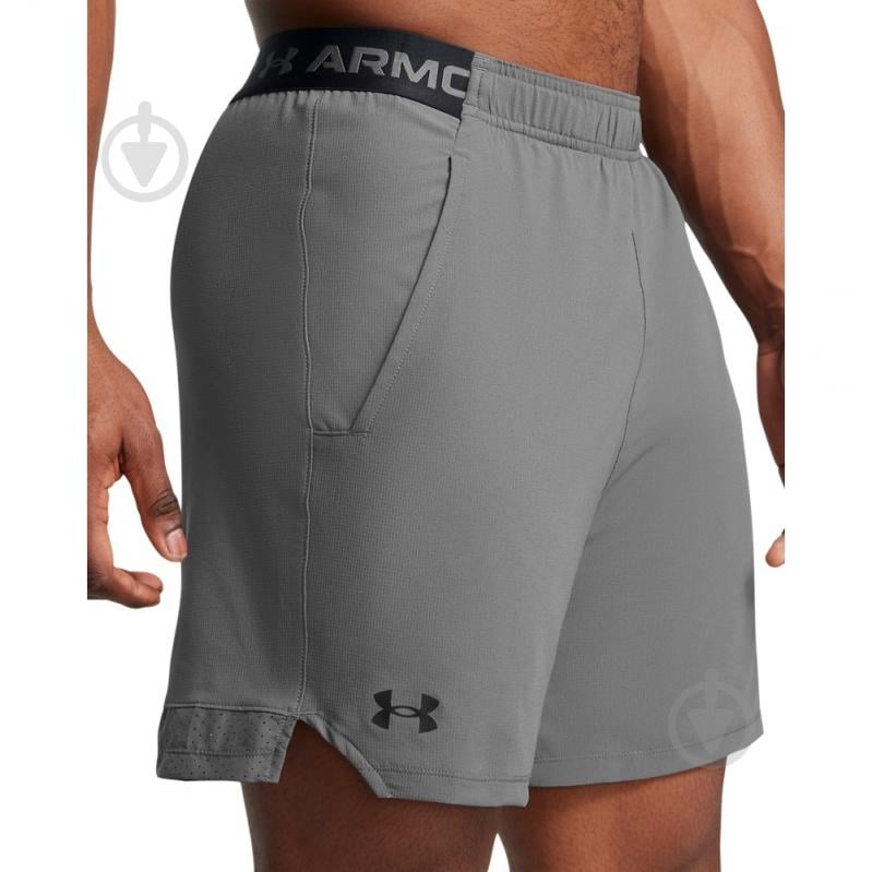 Шорты Under Armour Vanish Woven 6in Shorts 1373718-027 р. XL серый - фото 6 Шорты Under Armour Vanish Woven 6in Shorts 1373718-027 р. XL серый - фото 6