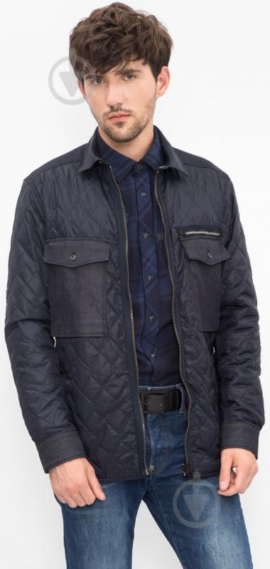 Ветровка мужская демисезонная G-Star RAW Type C DNM PM Quilted Zip D03475,6931-4213 р.S синяя - фото 1