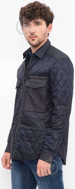 Ветровка мужская демисезонная G-Star RAW Type C DNM PM Quilted Zip D03475,6931-4213 р.S синяя - фото 2