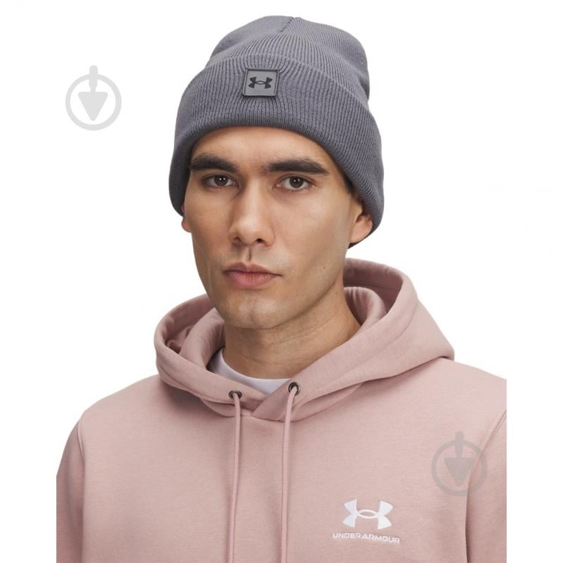 Шапка Under Armour Halftime Cuff 1373155-026 р.os серый - фото 3