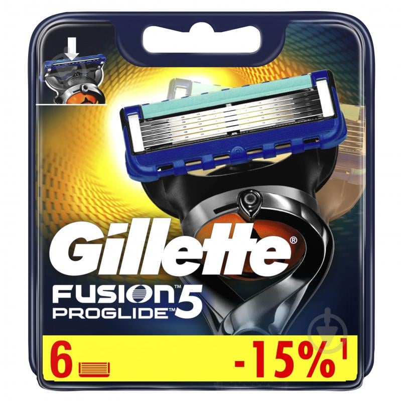 Комплект сменных кассет Gillette Fusion 5 Proglide 6 шт. - фото 2