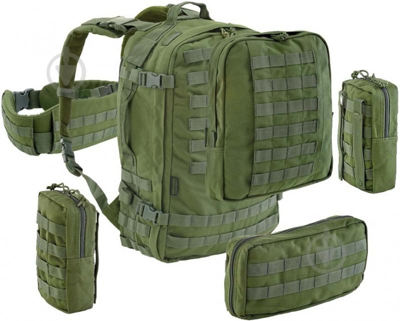 Рюкзак Defcon 5 Extreme Fast Release Modular Full Molle Back Pack D5-S100024 OD 60 л olive - фото 2