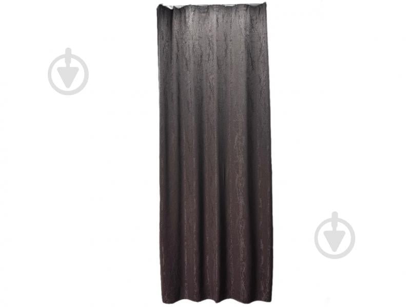 Штора Мармур шоколадна 140х270 см Velvet House