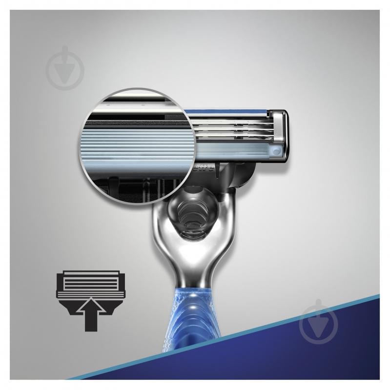 Комплект сменных кассет Gillette Mach 3 Start 4 шт. - фото 3