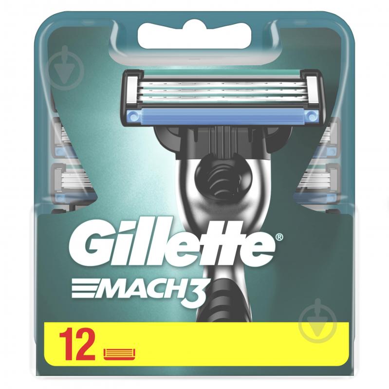 Комплект сменных кассет Gillette Mach 3 12 шт. - фото 2