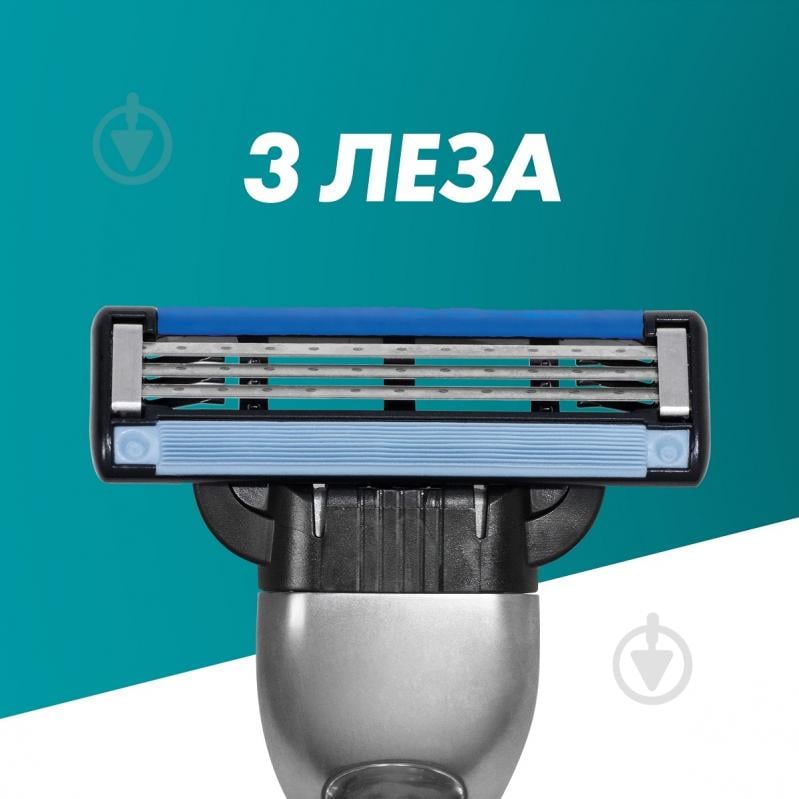 Комплект сменных кассет Gillette Mach 3 Turbo 5 шт. - фото 3