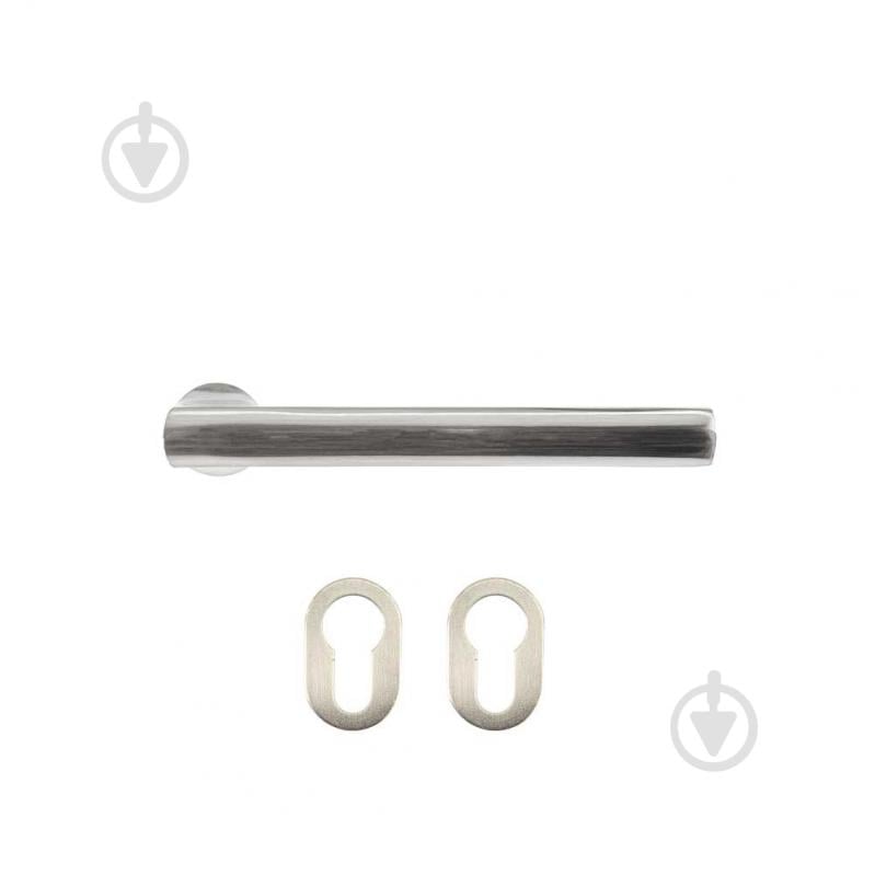 Ручка на розетке Comit Quick click Kamila матовый никель - фото 1