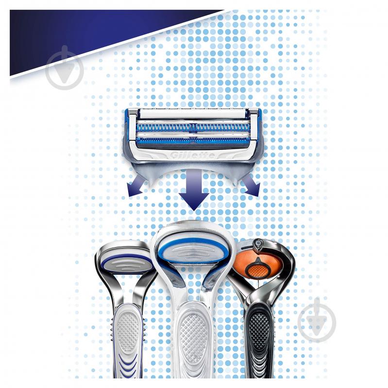 Комплект сменных кассет Gillette Skinguard Sensitive 4 шт. - фото 2