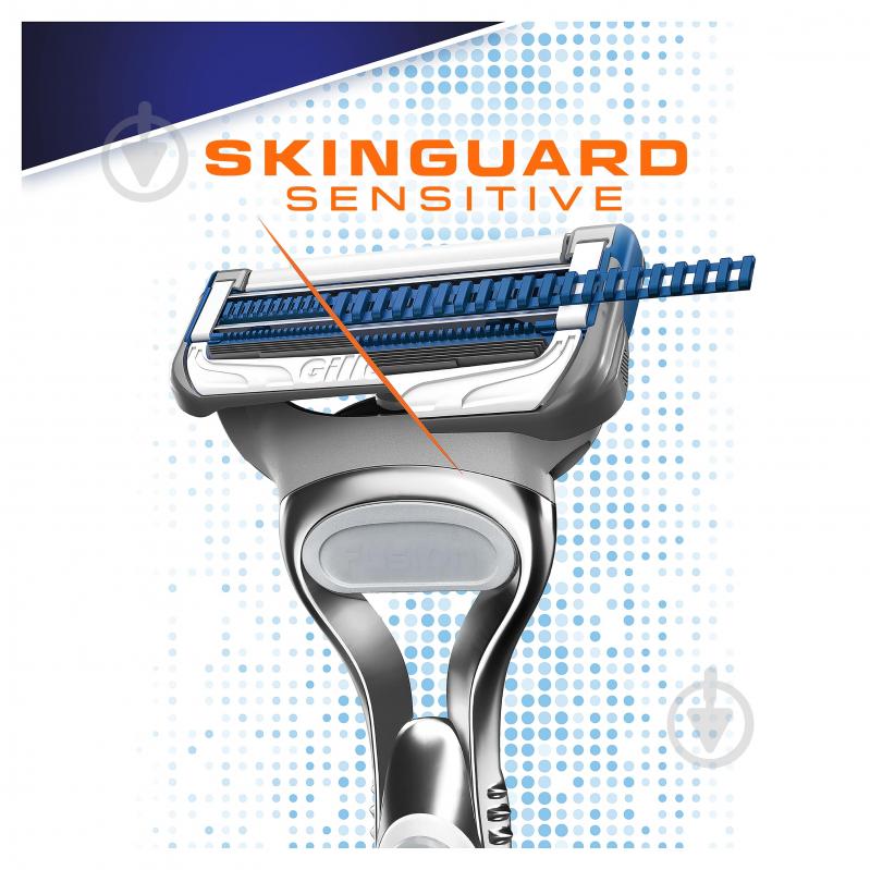 Комплект сменных кассет Gillette Skinguard Sensitive 4 шт. - фото 4