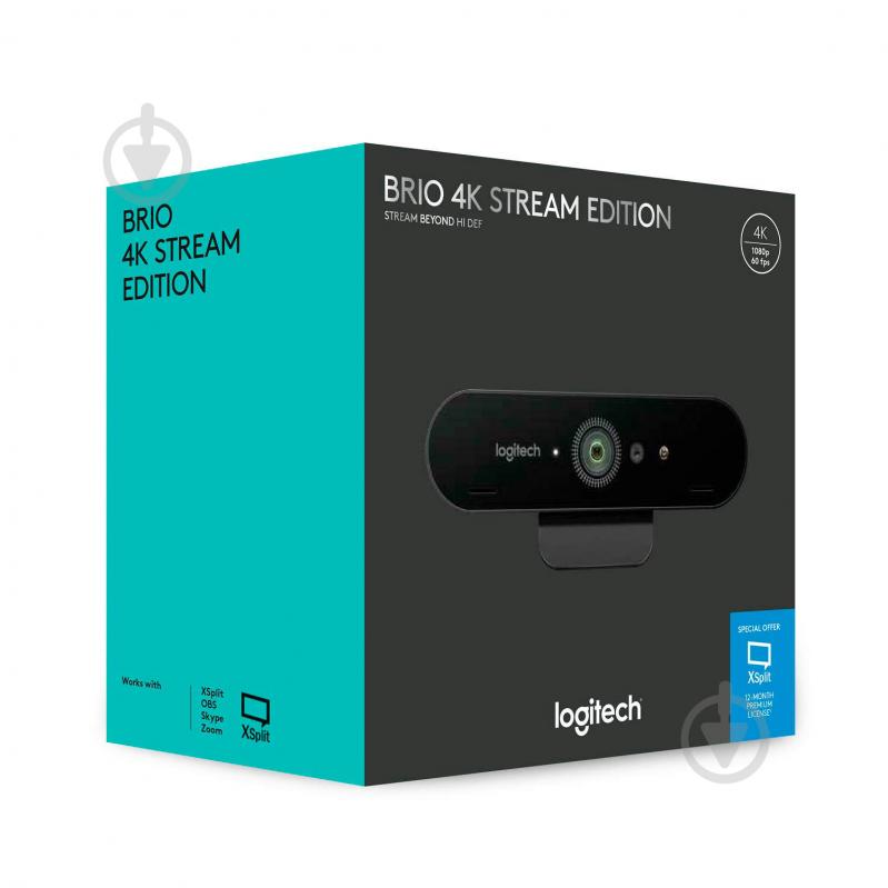 Веб-камера Logitech BRIO 4K STREAM EDITION 960-001194 - фото 10