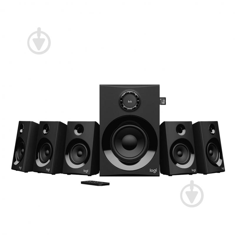 Акустическая система Logitech Z607 5.1 Surround Sound with Bluetooth 5.1 black 980-001316 - фото 2