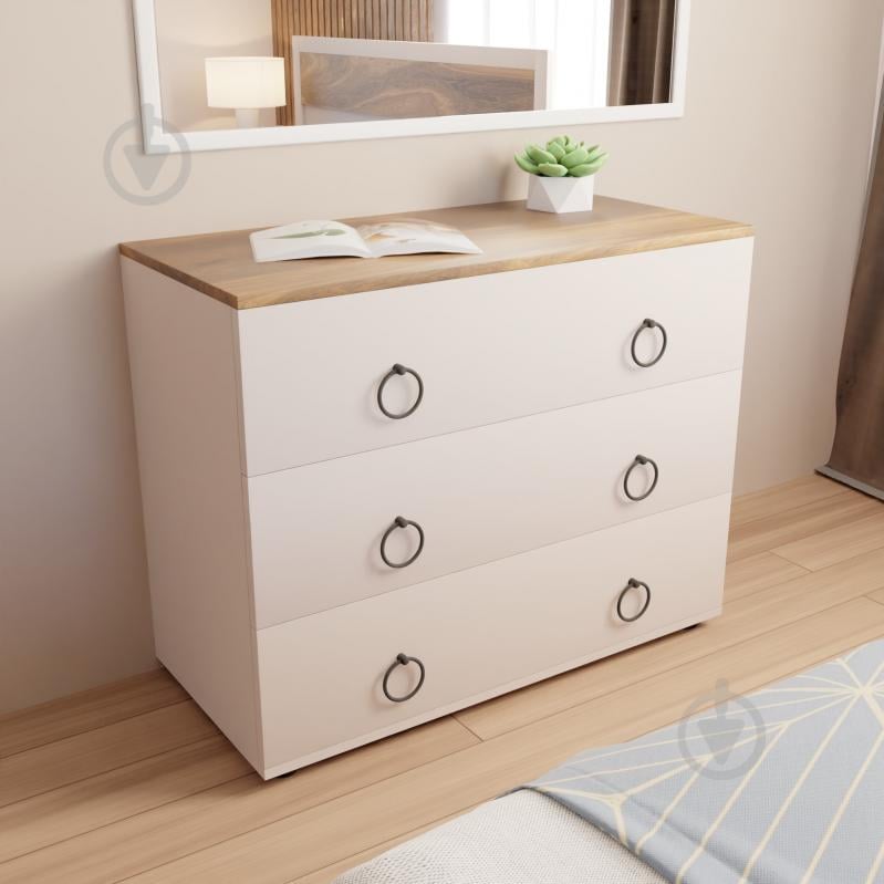 Комод Kartissa Рубіста 970x776x450 мм кашемір/кашемір (Рб-КМ1) - фото 2