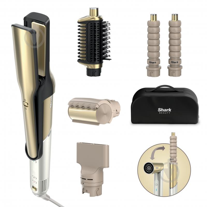 Фен Shark HD6051SEU Glam Sleek Straight Waves & Curls Multi-styler - фото 1
